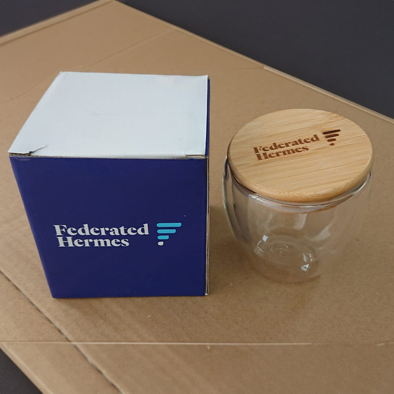 Federated Hermes Double Walled Bamboo Cup