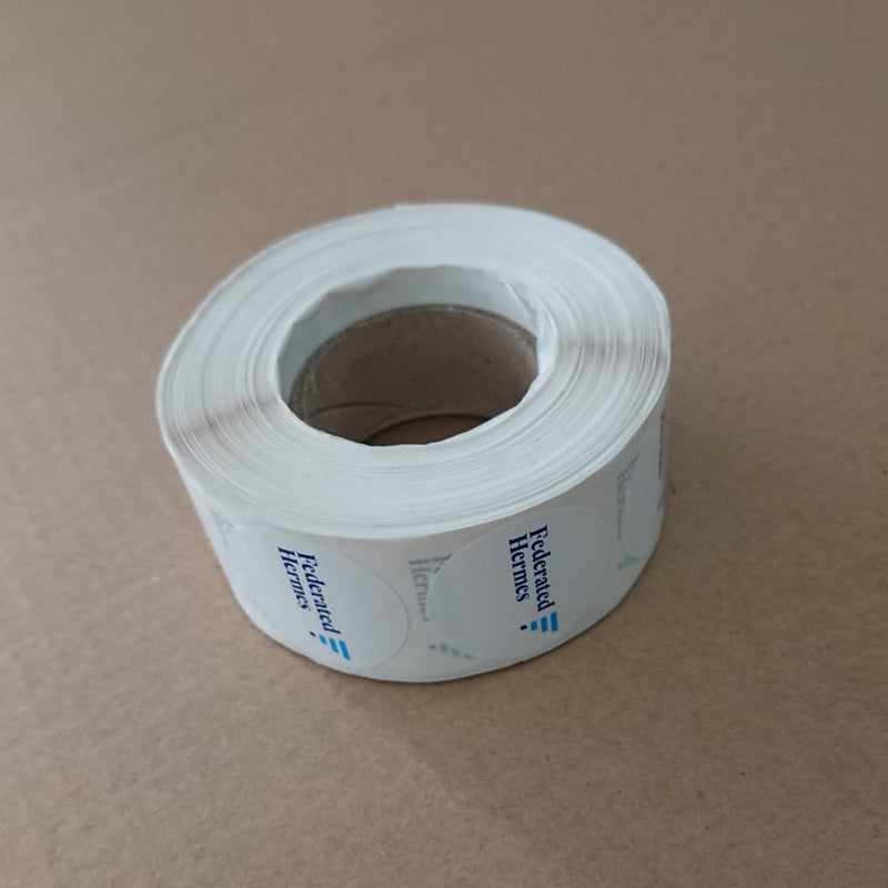 Federated Hermes Adhesive Stickers on Roll